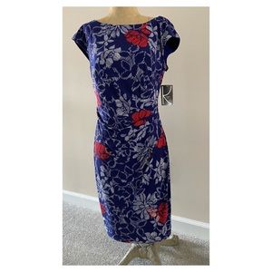 NWT Kasper Cap Sleeve Dress